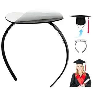 Graduation Cap Headband, New Grad Cap Headband, Not Change Hair, Firm Anti-Fall Hairband for Graduates, Students
