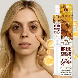 Rozino Bee Venom Brightening Firming Eye Serum 8g, Natural Bee Venom, Quick Tighten Puffy Eyes, Reduce Fine Lines, Hydrate and Brighten Skin