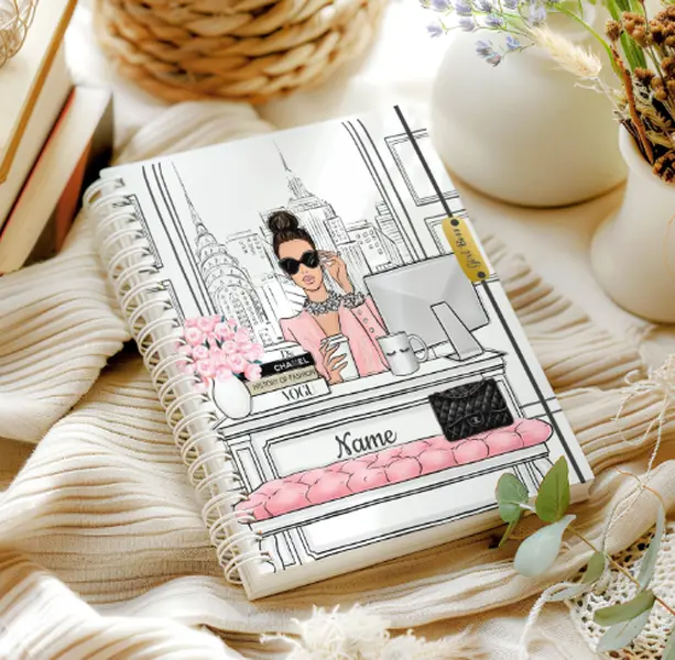 Custom 2027 Dated Daily Planner - Personalized Gift with Manifestation Notes, Checklists, Budget Tracker & Planner Accessories - Office Stationery for Her