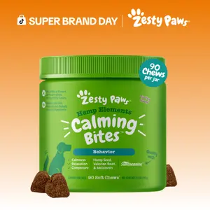 Zesty Paws Hemp Elements Calming Bites for Dogs