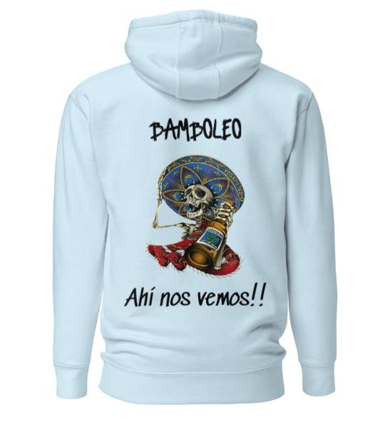 Bamboleo Unisex Hoodie Red/White/Grey/Bone Fitted Casual Winter Medium Length 100% Cotton Face 65% Cotton 35% Polyester Front Pouch Pocket Matching Flat Drawstrings 3-Panel Hood Women's Streetwear