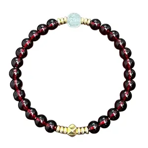 Garnet Wealth Attraction Bracelet - Career & Luck Crystal Jewelry
