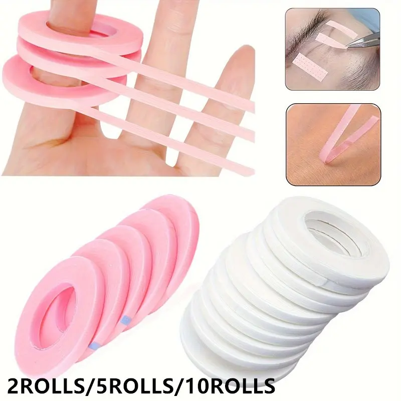 4mm Width Eyelash Extension Tape Makeup Breathable Anti-allergy Easy to Tear Micropore Tape Mini Lashes Tape Women Make up Tools Makeup Accessories 9m, Cosmetic Self Care Tool