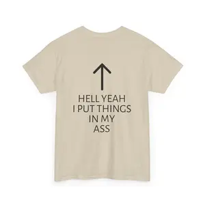 100% Cotton HYIPTIMA Graphic T-Shirt - Bold Humor Statement Tee