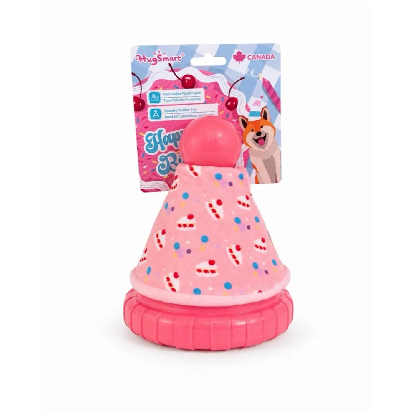 HugSmart Canada Pink HugSmart Toy with Cherry Design and Interactive Features for Kids