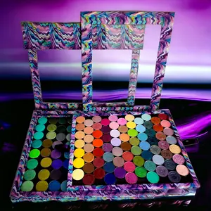 Shadow Keeper Duette:  2 in 1 Magnetic Palette combo: SK Portfolio & SK Versa - Holds 163 pans!