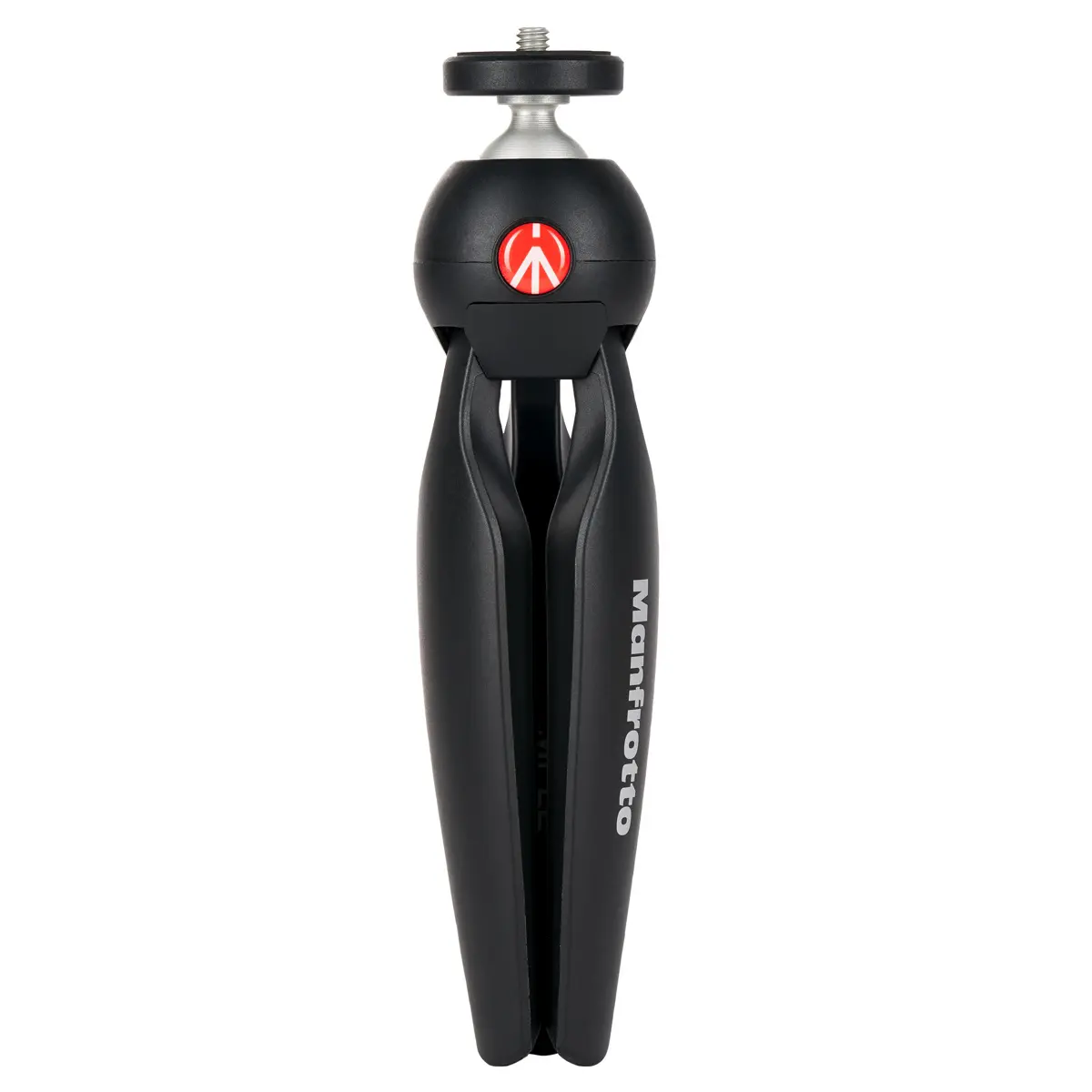 Manfrotto PIXI Mini Aluminum Table Top Tripod - Black Camera Equipment with Grip for Digital Accessories