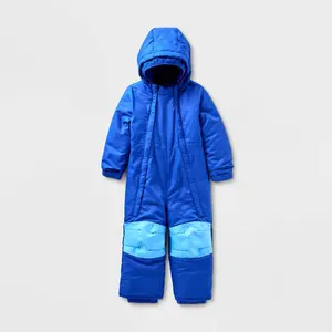 Cat & Jack Toddler Hooded Snowsuit - Half-Zip Coverall with Reinforced Knees Cat & Jack Toddler Hooded Snowsuit - Half-Zip Coverall with Reinforced Knees