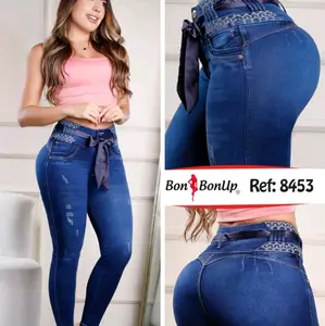 Colombian jeans bonbonup various designs Denim Pants Womenswear Bottom Comfort Elegance distressed jean Streetwear Casual