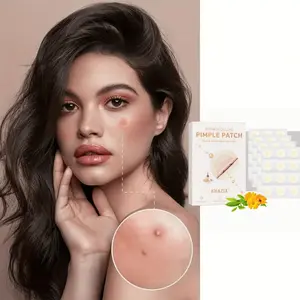 12pcs, KHAZIX Hydrocolloid Acne Pimple Patches, Microneedle Spot Stickers, Ultra-Thin Invisible, Waterproof & Gentle, Blemish Relief Care