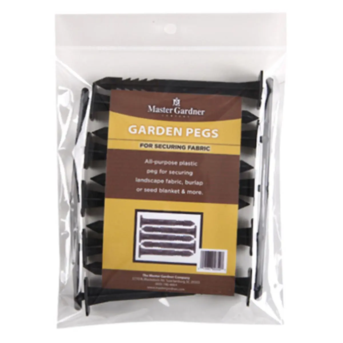 Master Gardner 805-CS All Purpose Plastic Garden Peg - 10 Pack