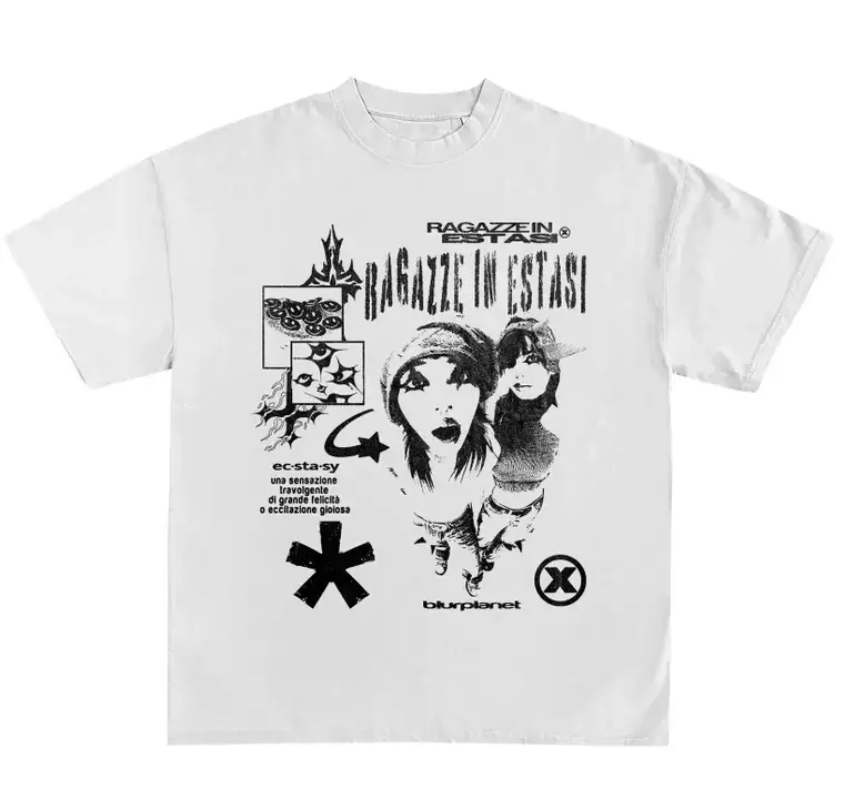 Anarchy Symbol Graphic T-Shirt, Y2K Cyber Grunge Streetwear Tee, Distressed Gothic Punk Shirt, Unisex Opium Core Clothing, Aesthetic Rebel Style Crewneck Top