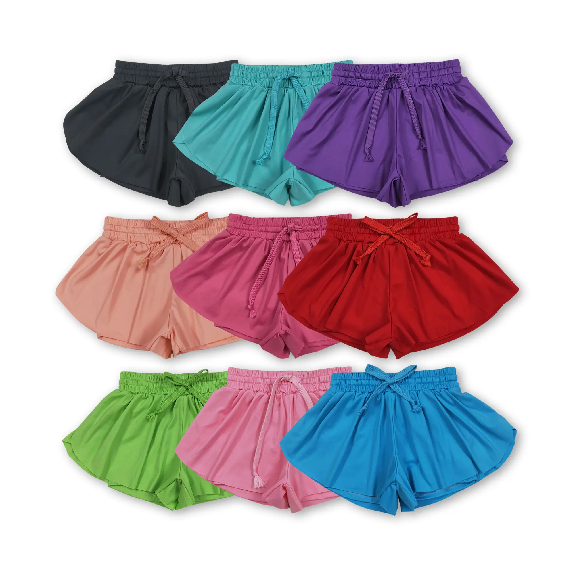 Girl Atheletic Clothes Running Bottom Yoga Outfit Quick Dry Sports Clothes
