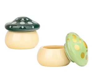 10 Strawberry Street Woodland Toadstool Mini Canisters 10 Strawberry Street Woodland Toadstool Mini Canisters