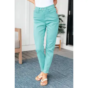 BRIDGETTE HIGH-RISE DYED SLIM JEANS