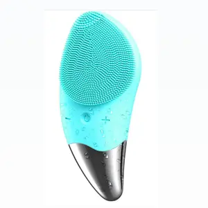 Powered Facial Cleansing Brush - Deep Cleansing Gentle Exfoliation Oil Removal & Blood Circulation Enhancing Silicone Tool