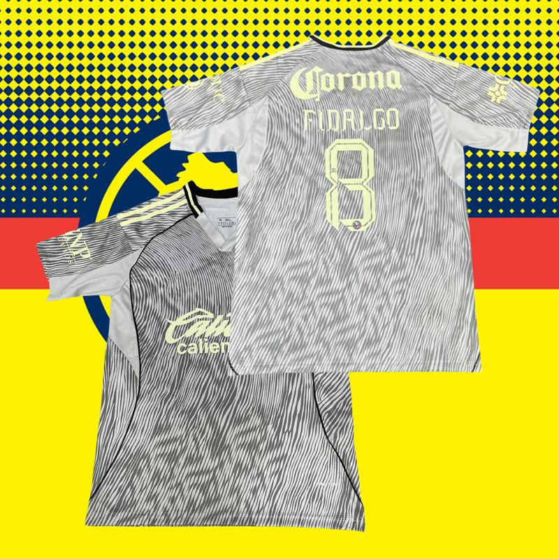 25 26 Mexico LIGA MX Club America 3rd Away Soccer Jersey Fans Version Short Sleeve Jersey Quick Dry Football Jersey