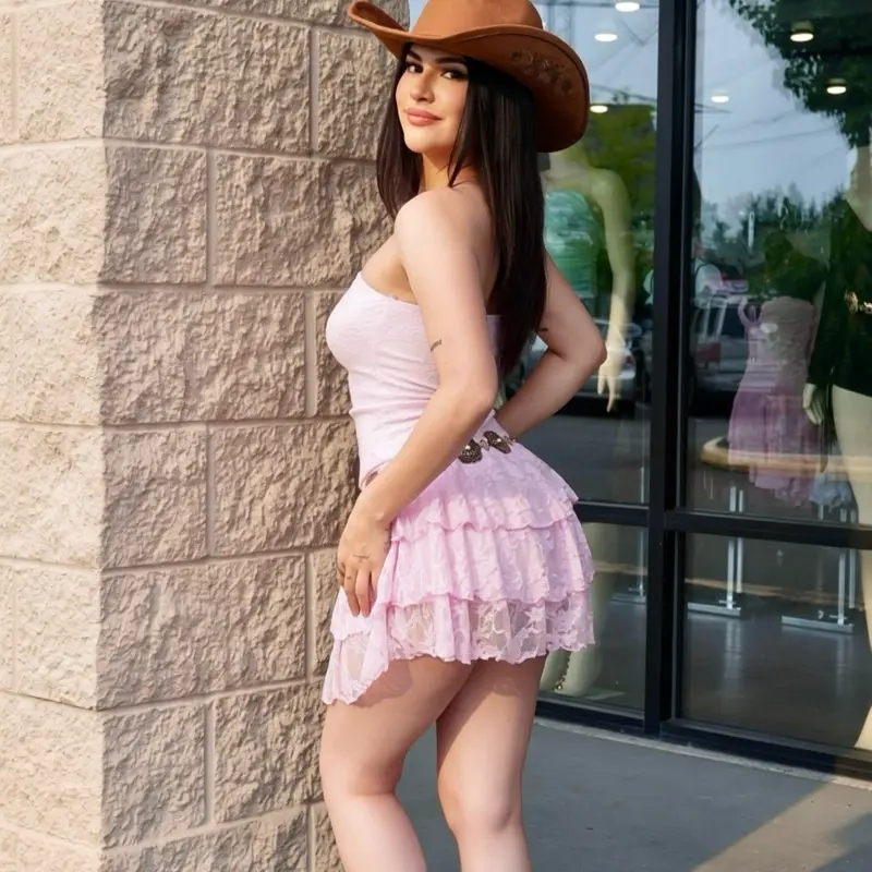 Lace dress with built in shorts Lace dress with built in shorts