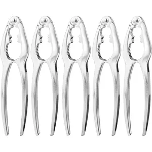 Crab Crackers and Tools, 5 count Crab Crackers, Lobster Crackers and Tools, Seafood Tools Set, Walnut Nut Cracker Set,  Restaurant Kitchen Tools