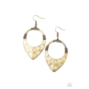 Instinctively Industrial - Brass Earrings