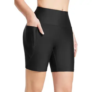 baleaf Women's 3"/6" Classic High-Waisted, Tummy-Control, Fitted Swim/Surfing/Beach Sports Shorts UPF50+ [PC:ecg009]