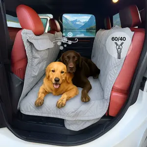 XX-Large Pet Seat Cover For Truck, Van or Large SUV 62"W Grey