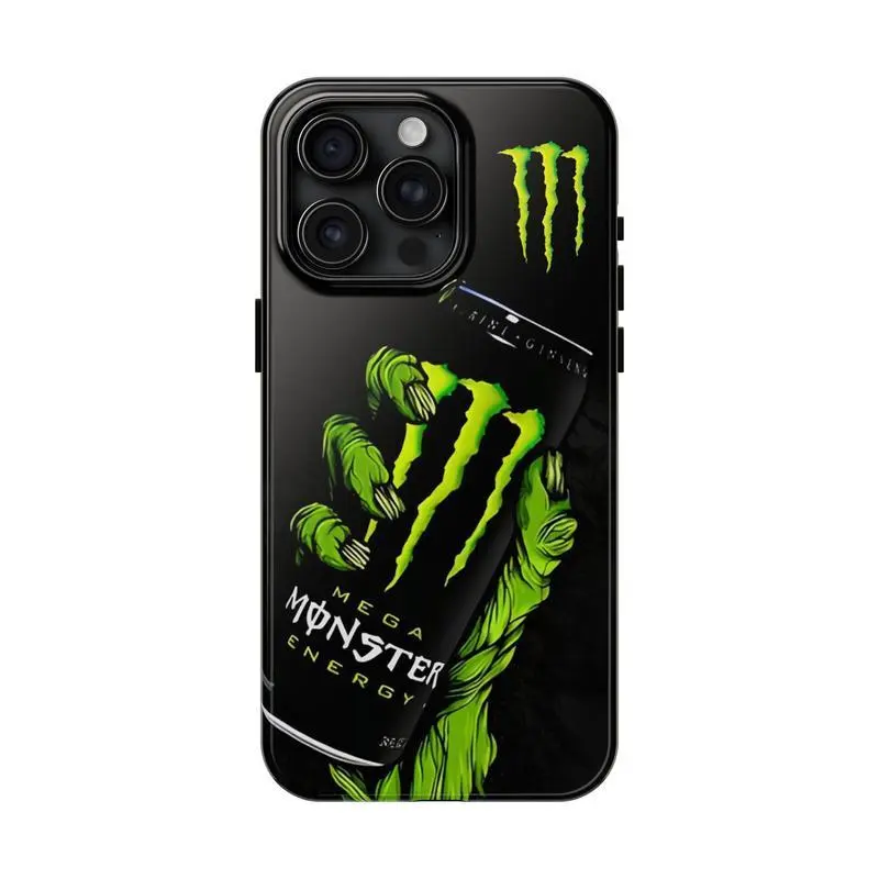 Monster Energy Phone Case, iPhone 16 15 14 13 12 11
