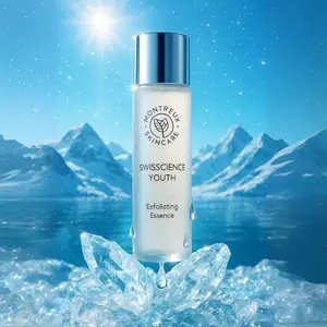 Montreux Skincare Swiss Science Youth Exfoliating Essence 150ml - 97% Natural, Gently Exfoliates Dull Skin, Plumps & Tones, 95% Skin Balance