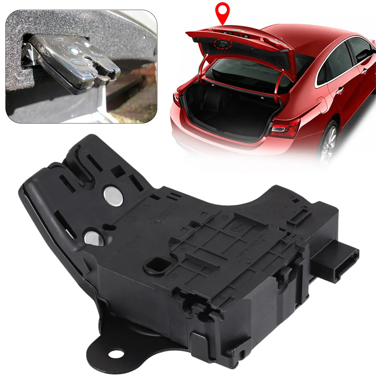 Rear Trunk Lock Lid Latch Actuator for Chevy Malibu Cruze Camaro, Buick LaCrosse Regal & Cadillac ATS CTS, OE:13501988