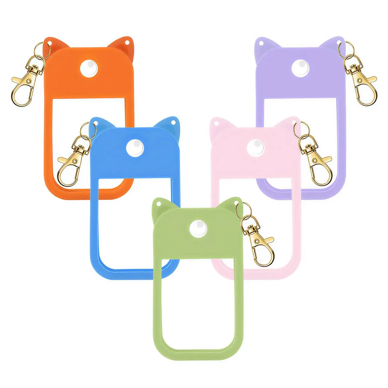 Orange, Pink, Dark Blue, Purple & Green