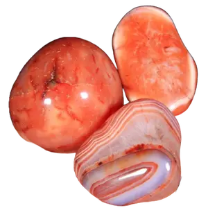 1lb of Tumbled Large Red Carnelian (33mm-50mm)
