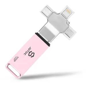 【Auto Backup】JDTDC Flash Drive for All Devices, Secure Photo & Video Backup and Transfer, Digital File Organization, 4-in-1 USB Flash Drives & Multiport Connection for Phones, Tablets and Computers, Portable Memory, External Storage #TikTokShopBlackFriday