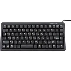 CHERRY G84-4100LCMUS-2 Compact Industrial Keyboard (Black, 86-Key, US Layout)