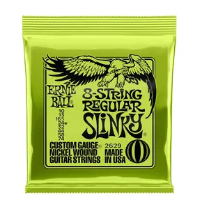 Ernie Ball Regular Slinky 8-String Nickel Wound Electric Guitar Strings 9-105