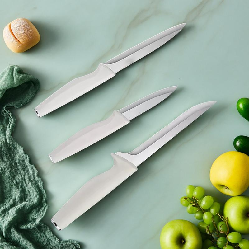 15-Piece Kitchen Knife Set with Solid Wood & Plastic Knife Block: Chef's Knife, Japanese-Style Knife, Meat/Vegetable Knife, Chicken Bone Knife, German-Style Steak Knife – All Included. Wooden Sturdy Chopping Sturdy Chopping