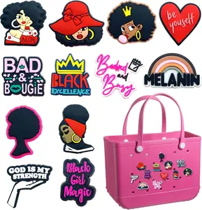 Bag Charms Compatible for Bogg Bags Accessories Decoration fits for Simply Southern Beach Totes,Rubber Beach Totes Accessories