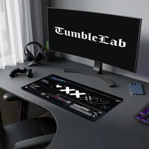 Custom Print Stream Pattern Mouse Pad, 1 Count Rectangle Gaming Mouse Pad, Non-Slip Mousepad, Premium Multipurpose Mousepad, Office Desk Keyboard Mouse Mat for Home Office Game Room Desk, Gaming Accessory