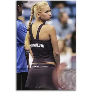 No Framed, Anna Kournikova Tennis Player Poster Poster Album Cover