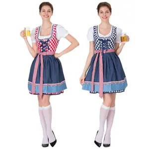 Bavarian Traditional Beer Dress - Authentic Dirndl for Oktoberfest Celebrations
