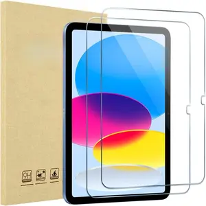 2 Pack Screen Protector for iPad A16 2025 11th/10th 2022 Generation (11-inch/10.9), Tempered Glass Film Guard -Clear