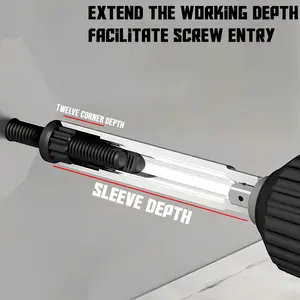 10 Select One 3pcs Socket Set, Metal Material, Ideal for Diesel Glow Plugs, Turbo Systems, Rear Bumper Covers, Engine Components