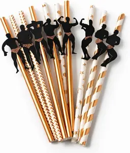 Party Straws 20 Pack – Funny Guest Gifts for Bachelorette Party, Girls Weekend, Bridal Shower & Birthday Drink Decorations