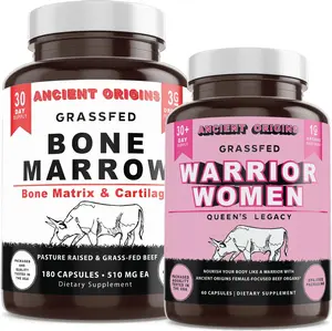 Ancient Origins Grass-Fed Beef Organs for Women & Bone Marrow 180 Capsules Nutrient-Rich Support Hormonal Balance & Fertility