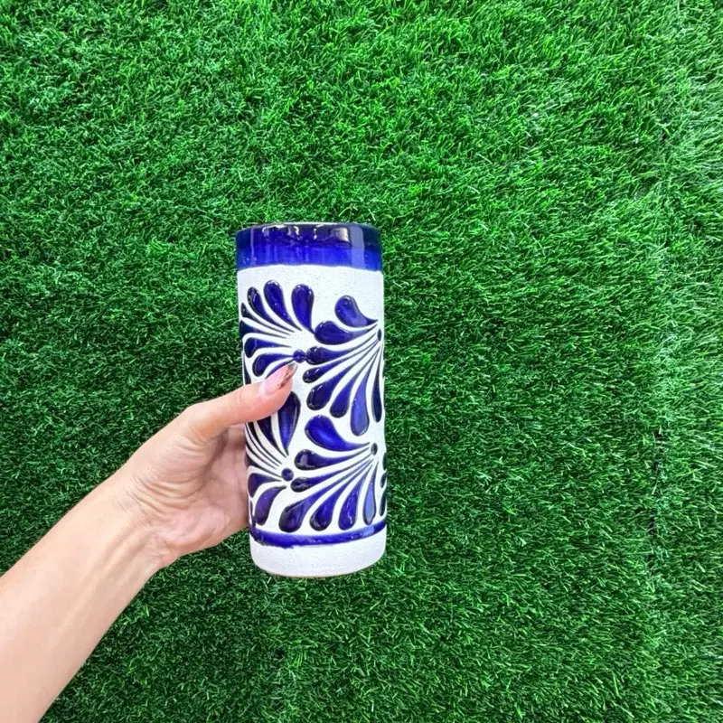 Handmade Glass Relieve Cielito Lindo-Cobalto-355ml.