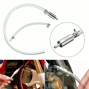 Brake Bleeder Hose,Universal One Way Check Valve TubeBleeding Tool Kit, Hydraulic Brake Fluid BleederReplacement Hose