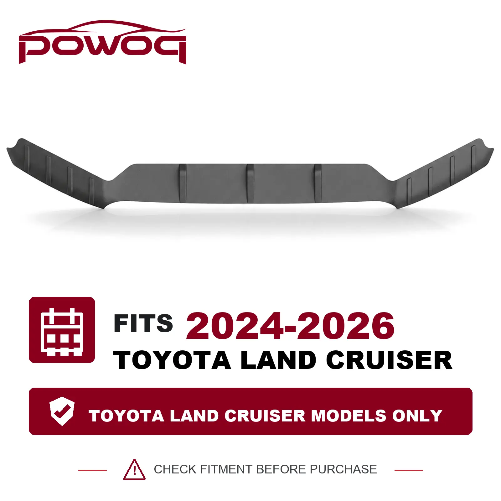 [Fits 24-26 Land Cruiser] Hood Protector Compatible with 2024-2026 Toyota Land Cruiser Deflector Upgraded TPE Shield Hood Deflector Replacement for 2024-2026 Toyota Land Cruiser Accessories