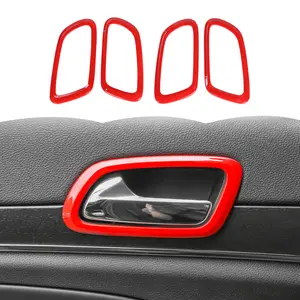 For 2011-2020 Jeep Grand Cherokee Inner Door Handle Bowl Ring Trim Cover
