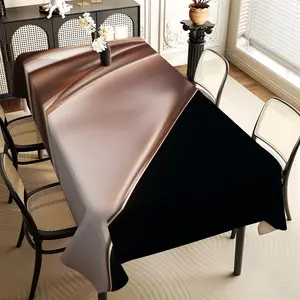 1pc fashionable creative tablecloth, digital printing technology, rectangular tablecloth, suitable for indoor/outdoor dining, daily use, parties, home decoration, daily table setting