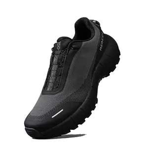MENCCO Men's Lacing Free Running Walking Tennis Waterproof Shoes Athletic Gym Workout Jogging Comfortable Cushioning Sneakers Casual Shoes