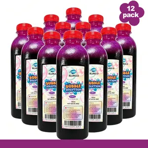 Bubble Concentrated Solution, Bubble Refill Solution for Kids Bubble Machine, Giant Bubble Wand, Bubble Blower, Birthday Party Favors.Family Pack, Party